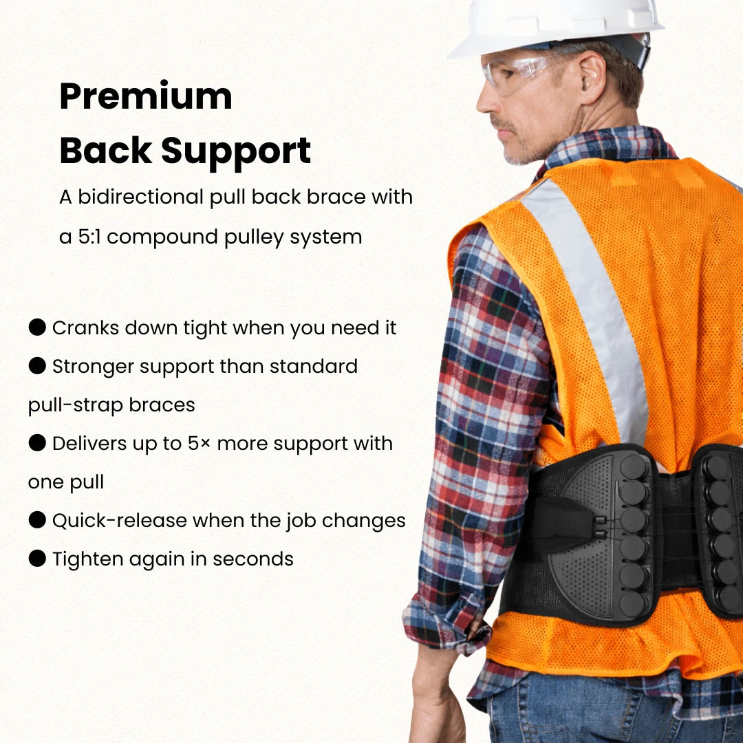 Firm Lumbar Support Built for Long Hours Work